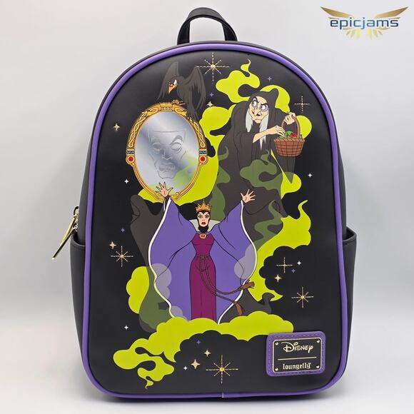 Loungefly Disney Snow White and the Seven Dwarfs Evil Queen Mini Backpack Set main image 6